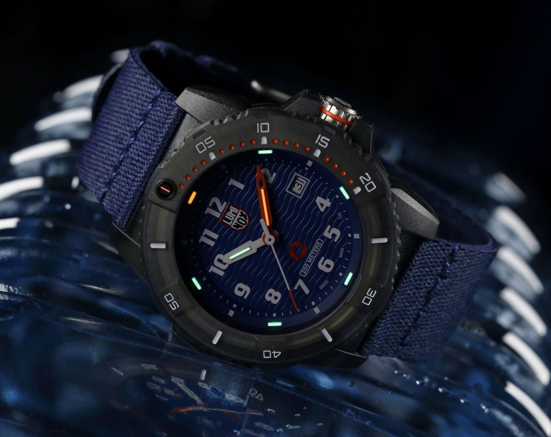 Luminox #tide Recycled Ocean Plastic  Blue Dial 46 mm Quartz Watch For Men - 6