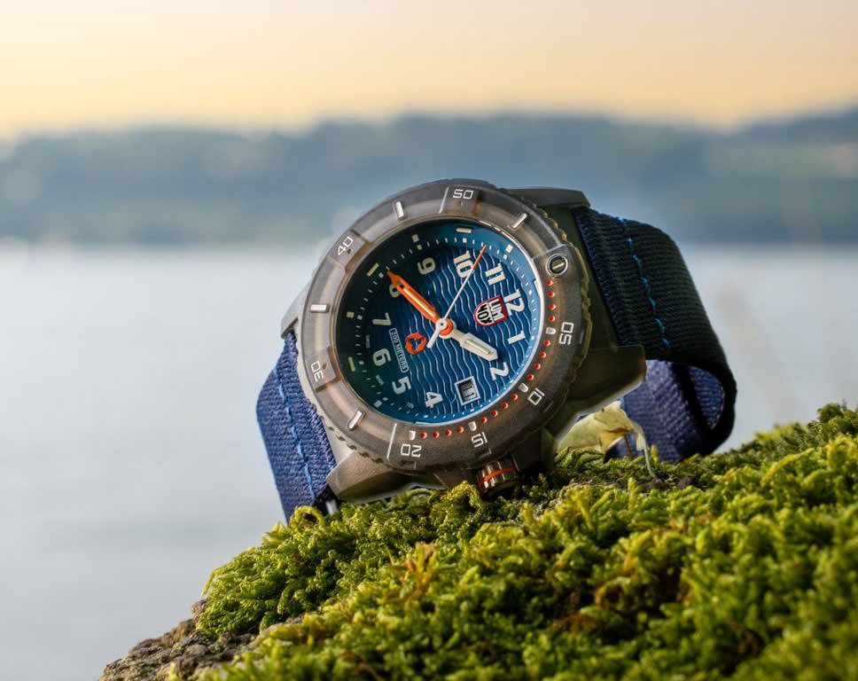 Luminox #tide Recycled Ocean Plastic  Blue Dial 46 mm Quartz Watch For Men - 7