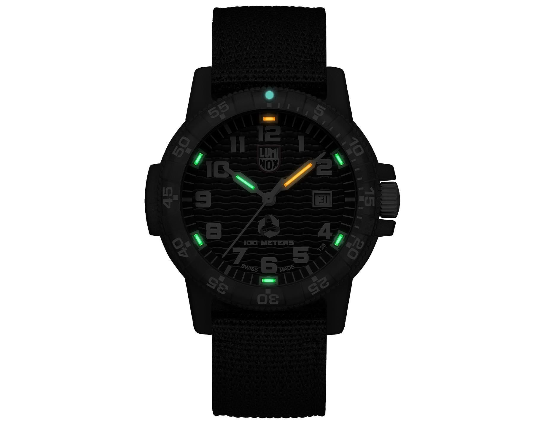 Luminox #tide Recycled Ocean Plastic  Black Dial 44 mm Quartz Watch For Men - 2