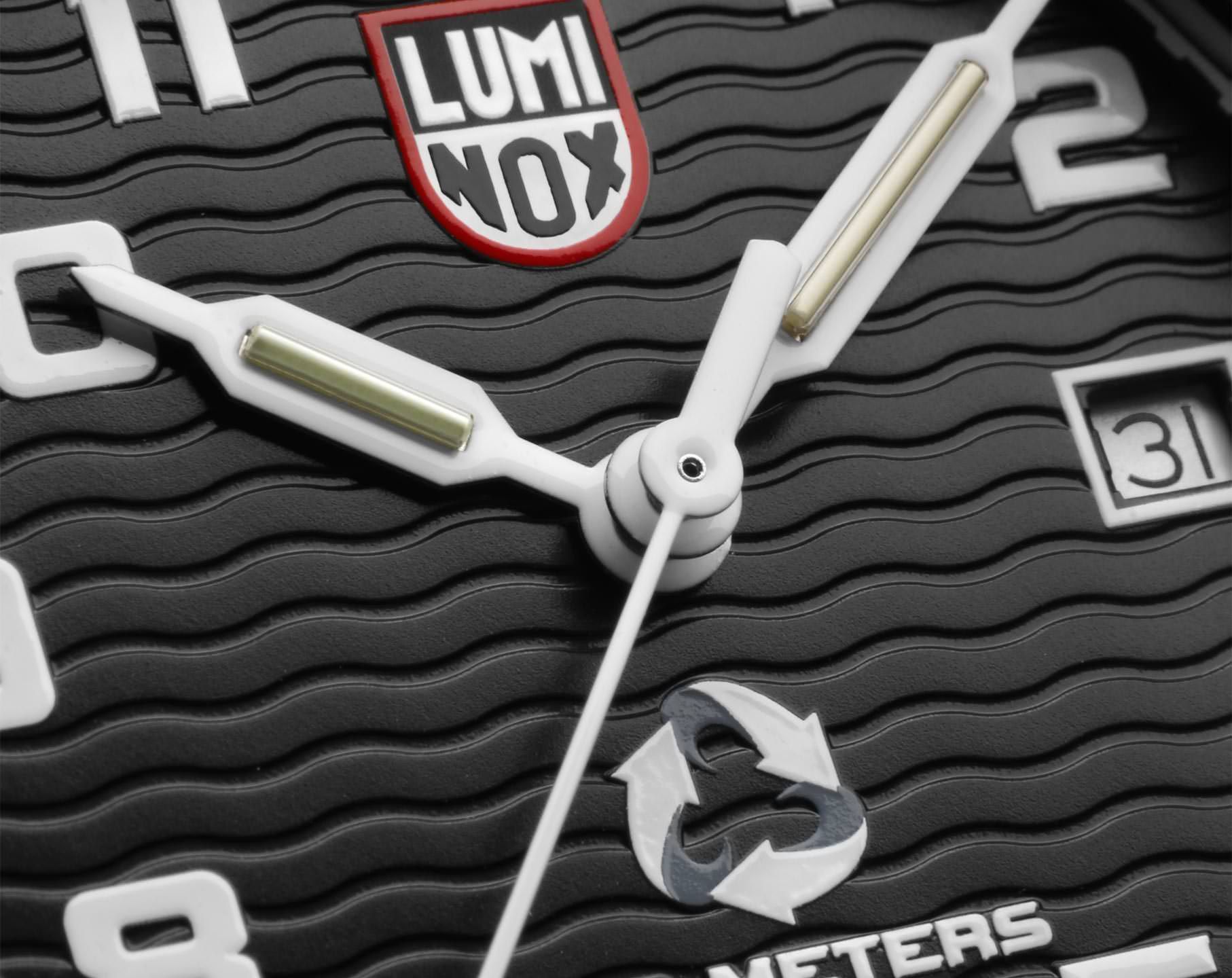 Luminox #tide Recycled Ocean Plastic  Black Dial 44 mm Quartz Watch For Men - 4