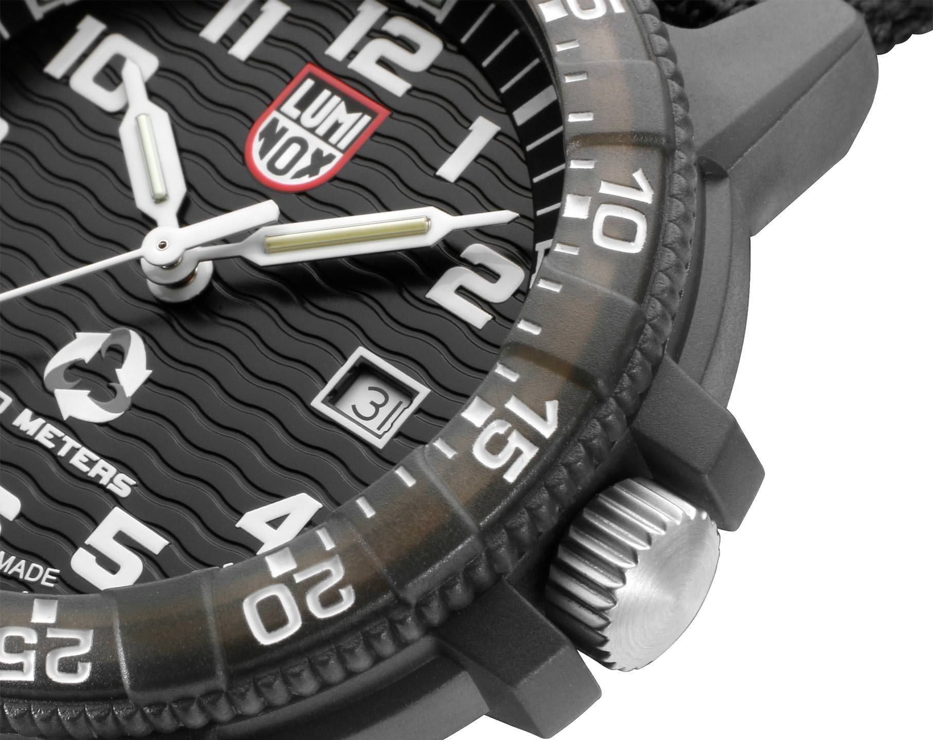 Luminox #tide Recycled Ocean Plastic  Black Dial 44 mm Quartz Watch For Men - 5