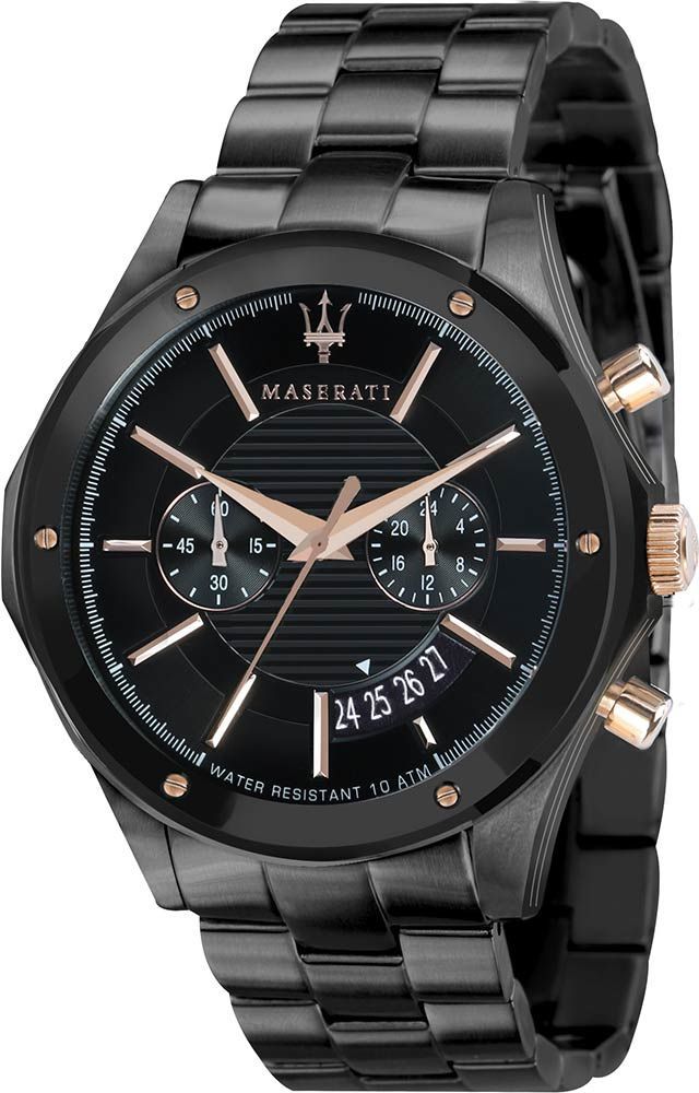 Maserati  44 mm Watch in Black Dial For Men - 1