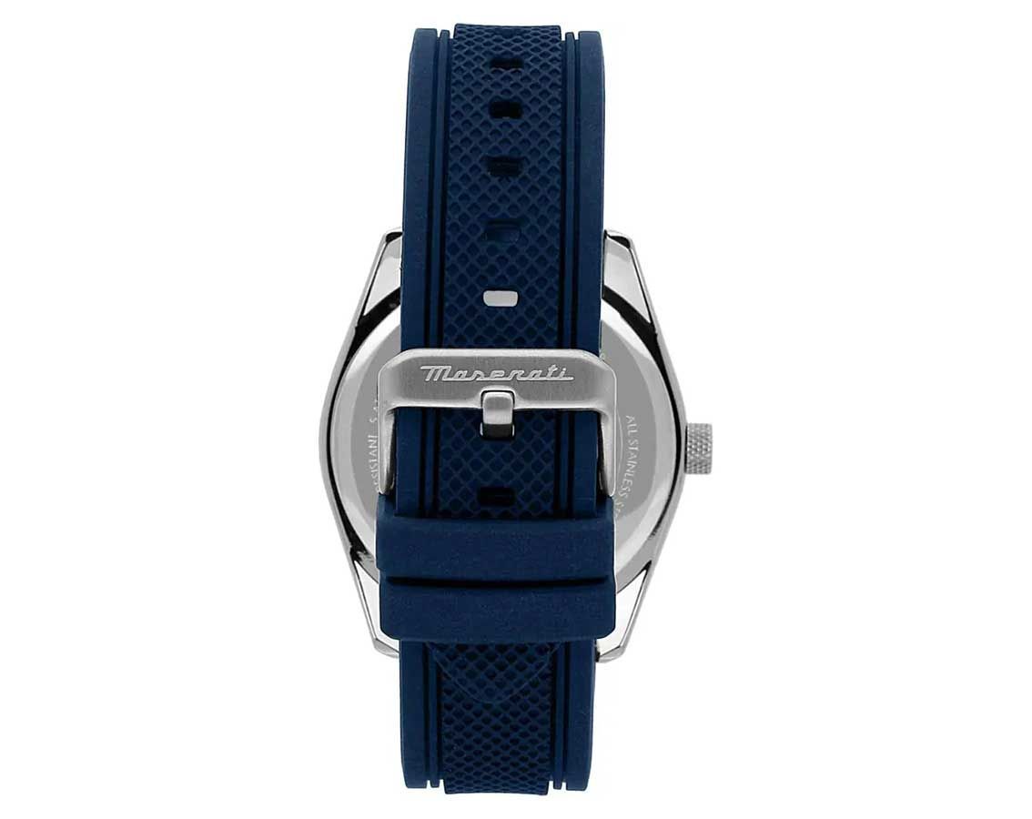Maserati Classic Attrazione Blue Dial 43 mm Quartz Watch For Men - 4