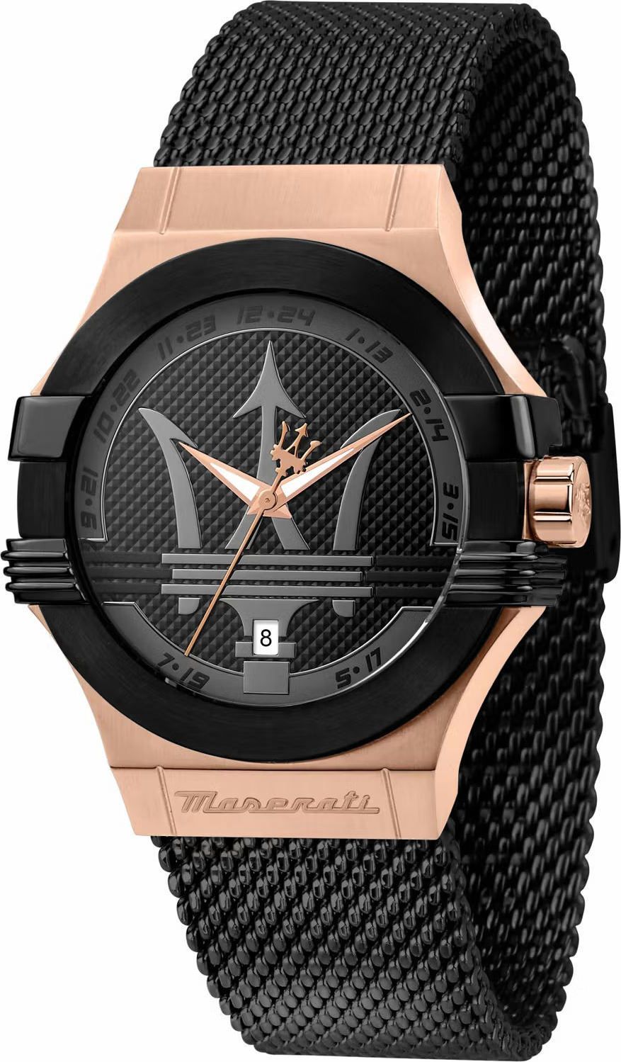 Maserati Classic Potenza Black Dial 40 mm Quartz Watch For Men - 1