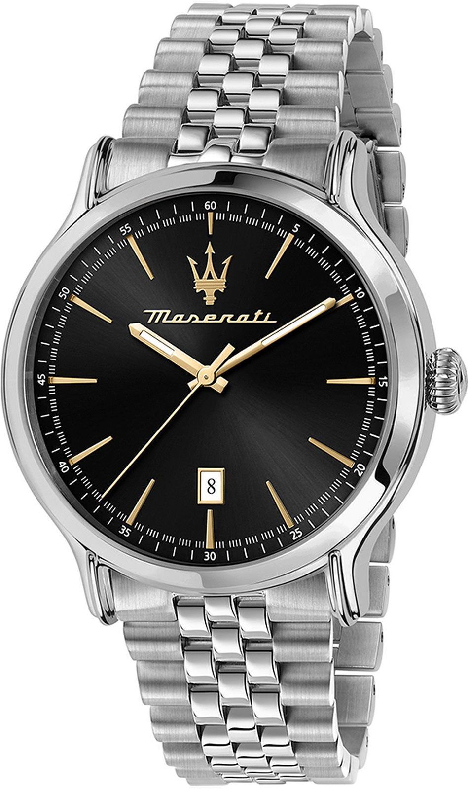Maserati Classic Epoca Black Dial 42 mm Quartz Watch For Men - 1