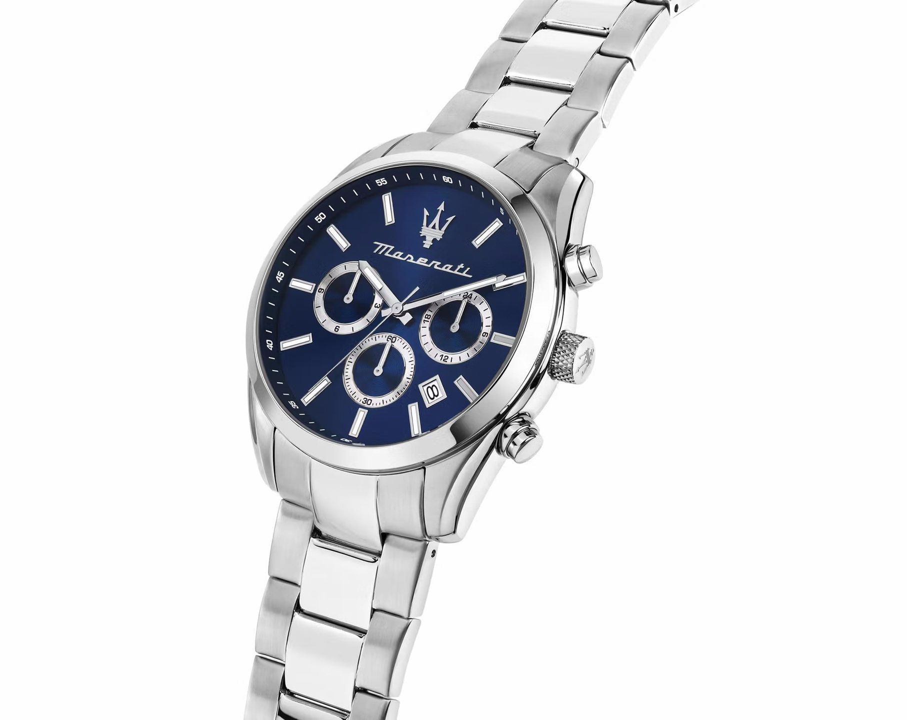 Maserati Classic Attrazione Blue Dial 43 mm Quartz Watch For Men - 2