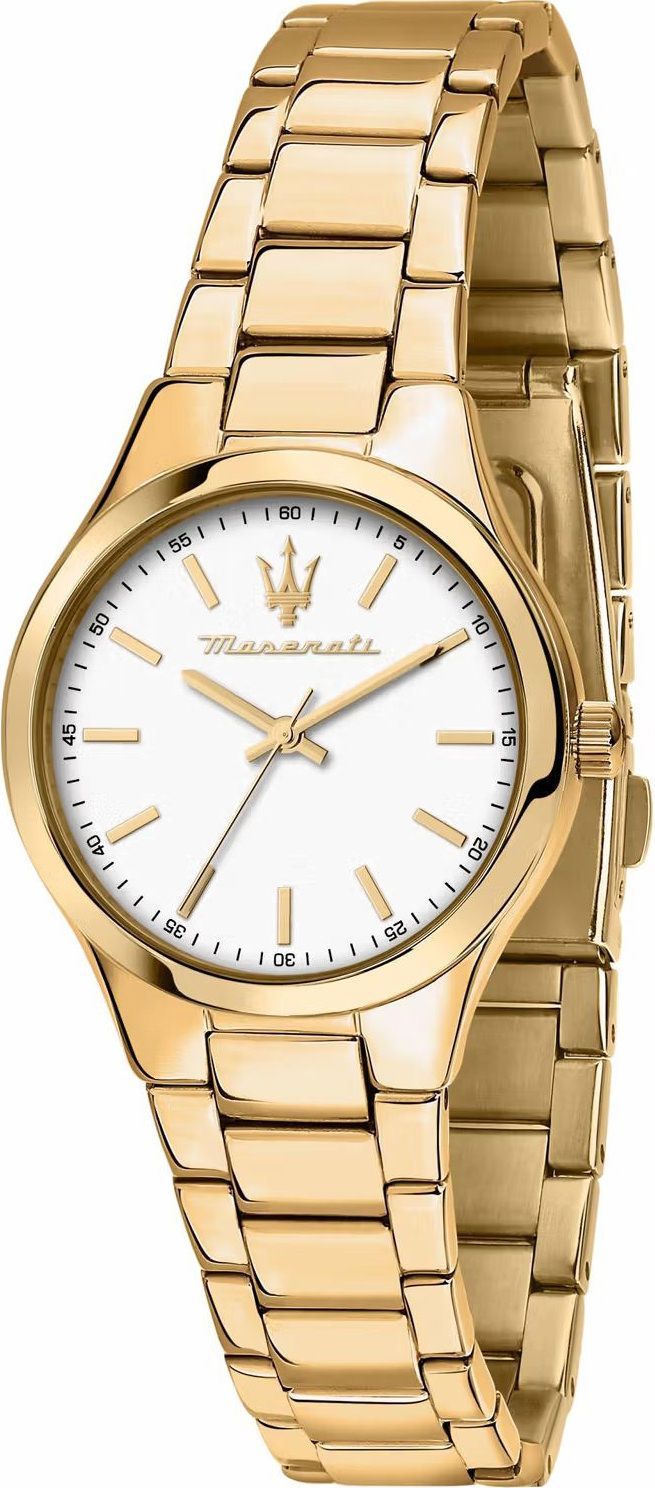 Maserati Classic Attrazione White Dial 30 mm Quartz Watch For Women - 1