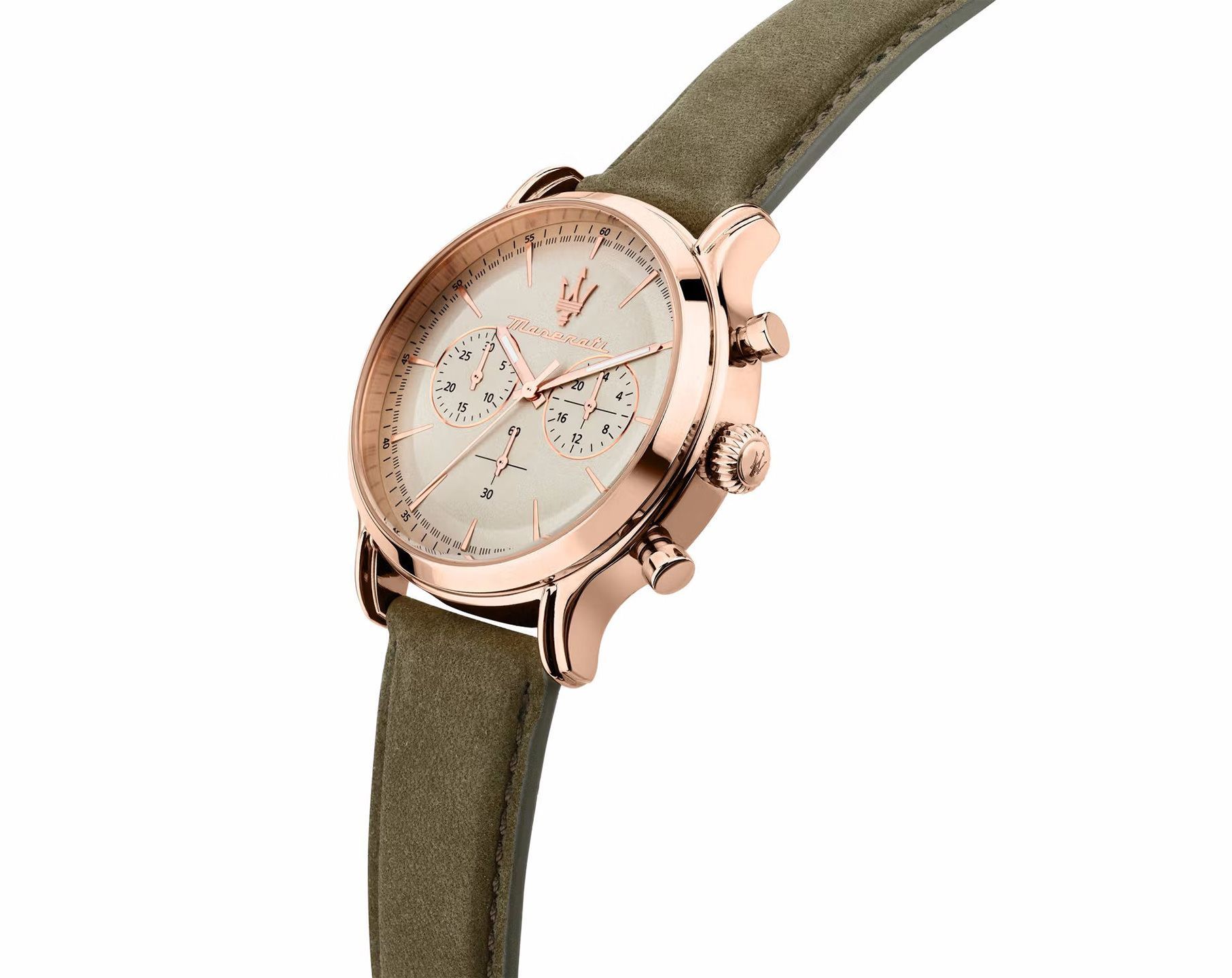 Maserati Classic Epoca Beige Dial 42 mm Quartz Watch For Men - 5
