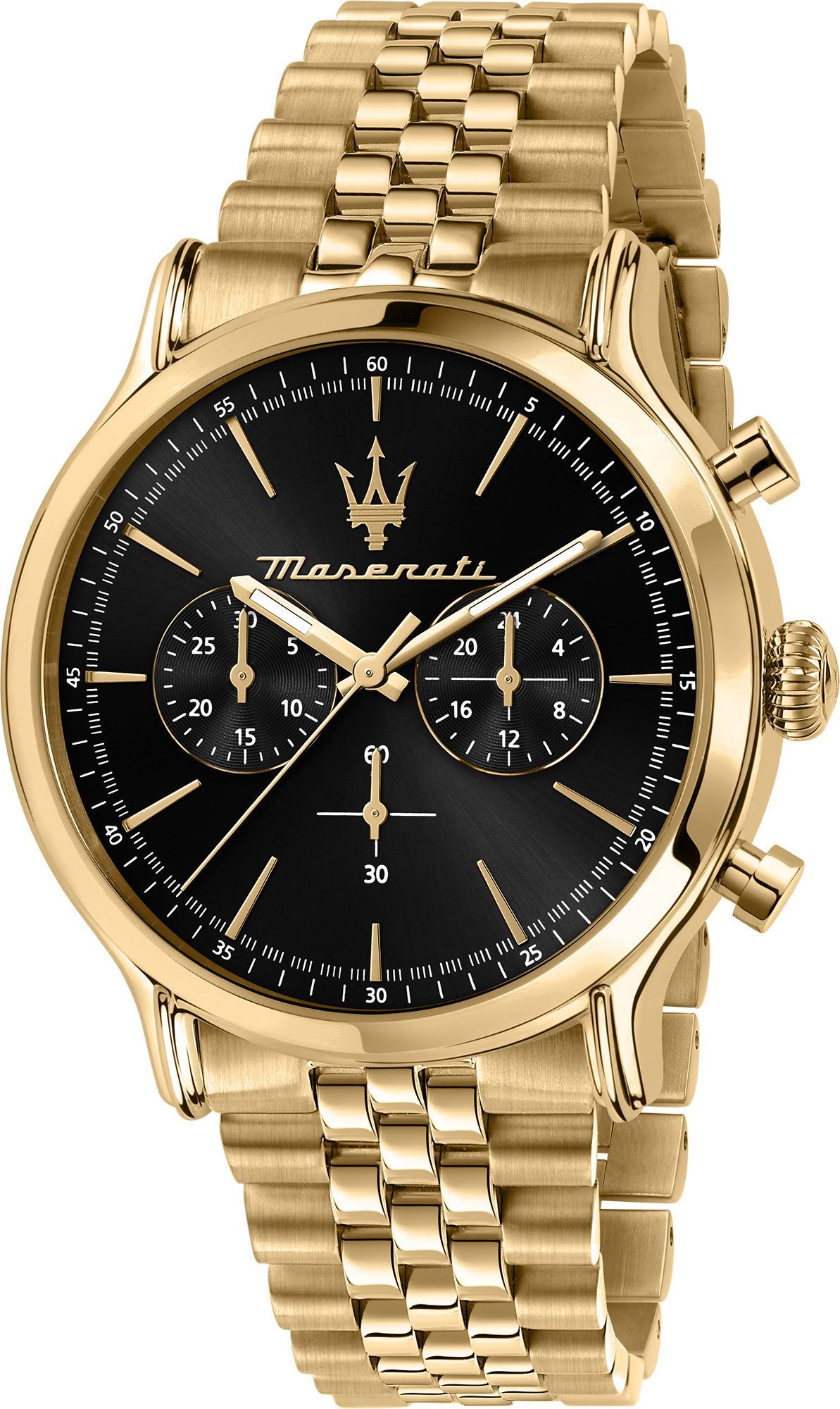 Maserati Classic Epoca Black Dial 42 mm Quartz Watch For Men - 1