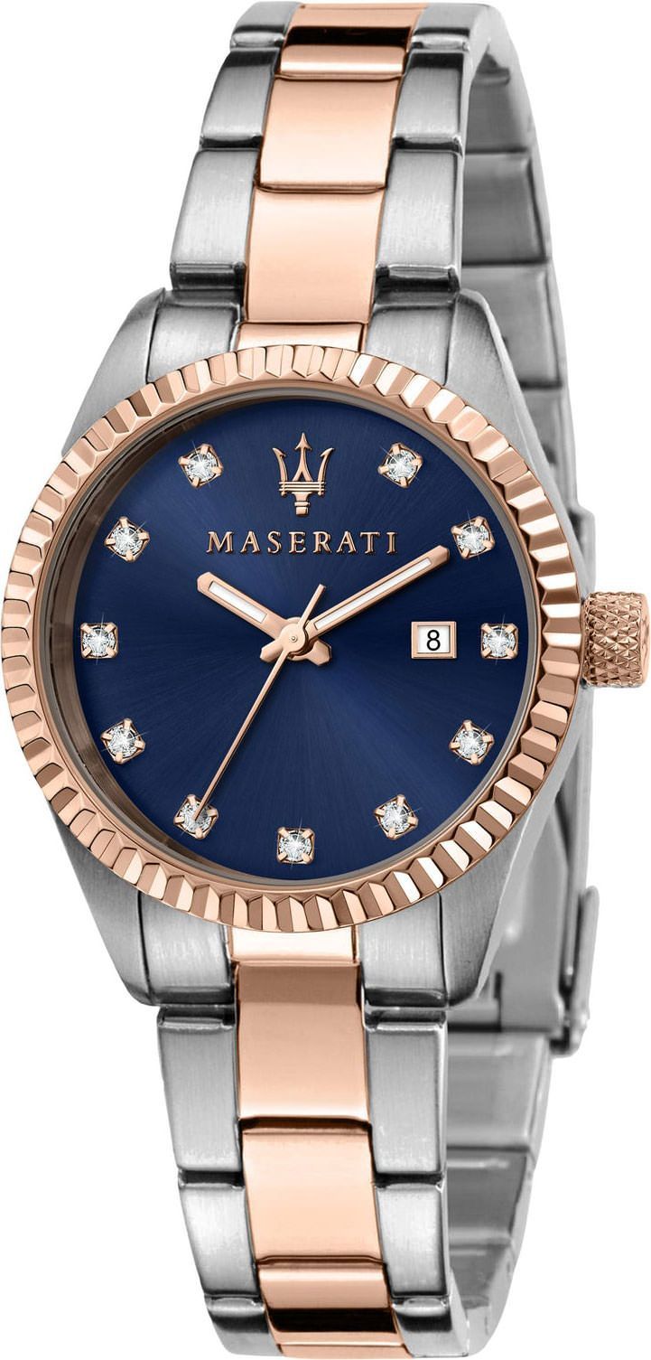 Maserati Lifestyle Competizione Blue Dial 31 mm Quartz Watch For Women - 1