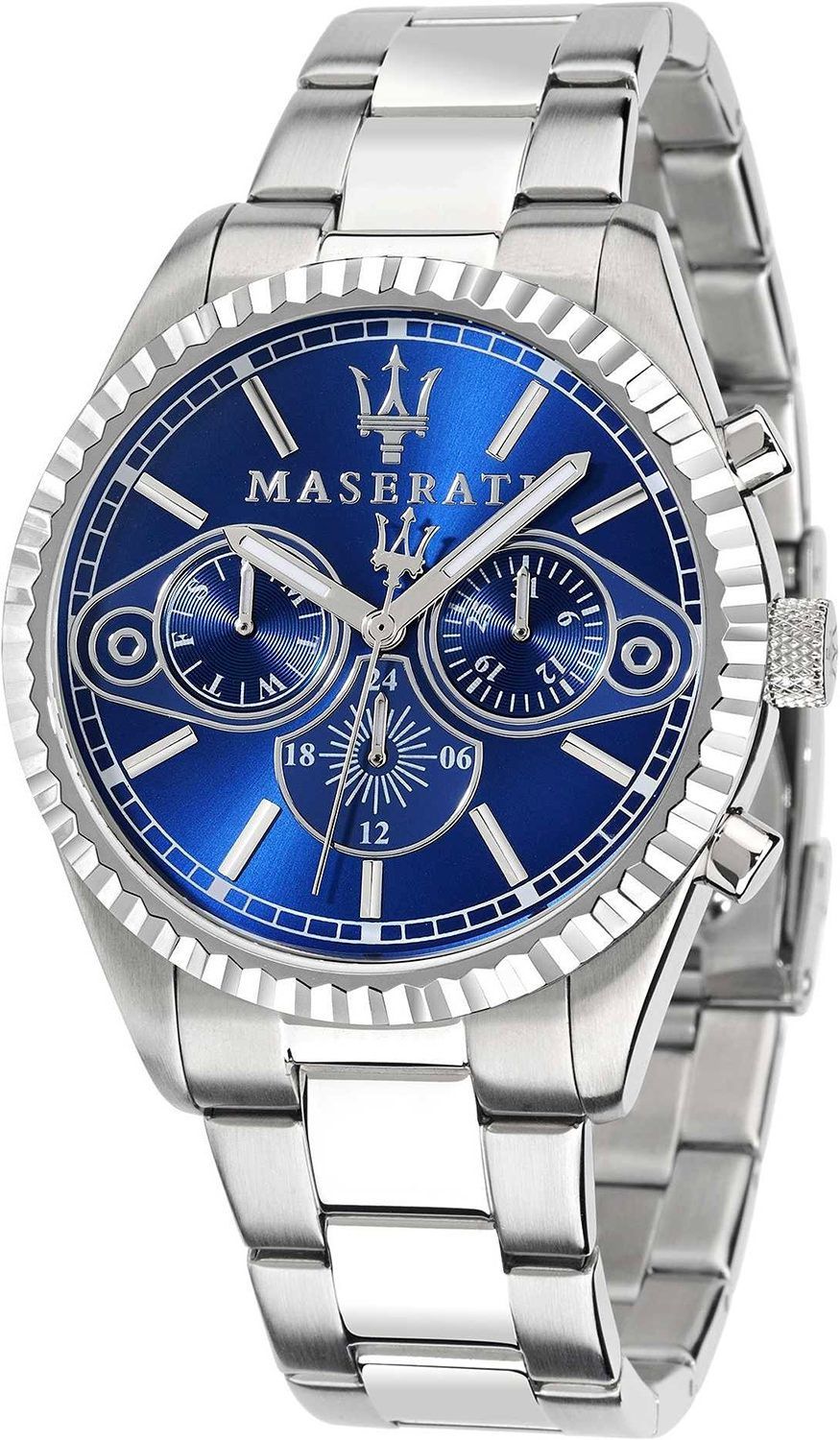 Maserati Competizione  Blue Dial 43 mm Quartz Watch For Men - 1