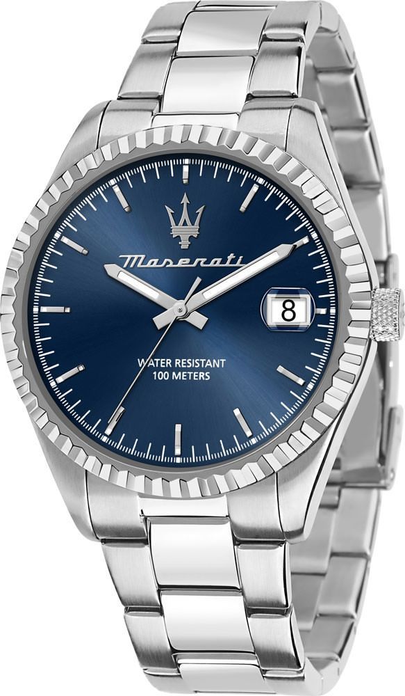 Maserati Lifestyle Competizione Blue Dial 42 mm Quartz Watch For Men - 1