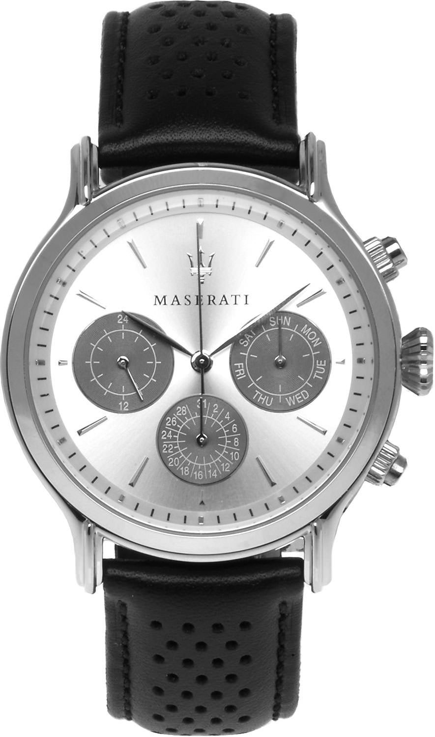 Maserati Epoca  Silver Dial 42 mm Quartz Watch For Men - 1