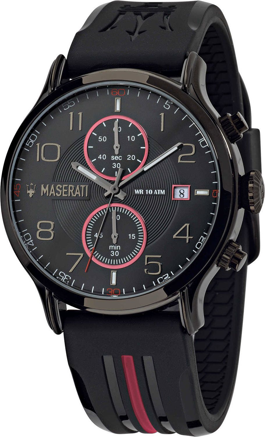 Maserati Epoca  Black Dial 43 mm Quartz Watch For Men - 1