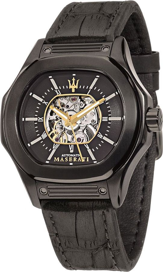 Maserati  42 mm Watch in Black Dial For Men - 1