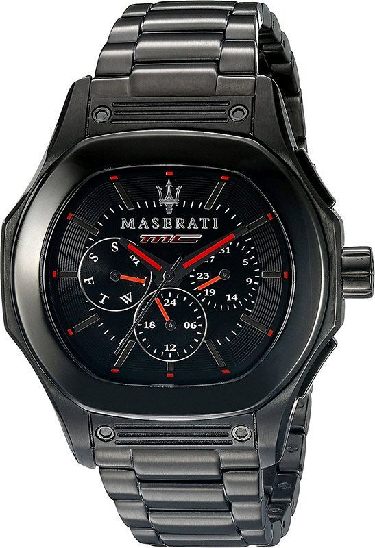 Maserati Fuoriclasse  Black Dial 44 mm Quartz Watch For Men - 1