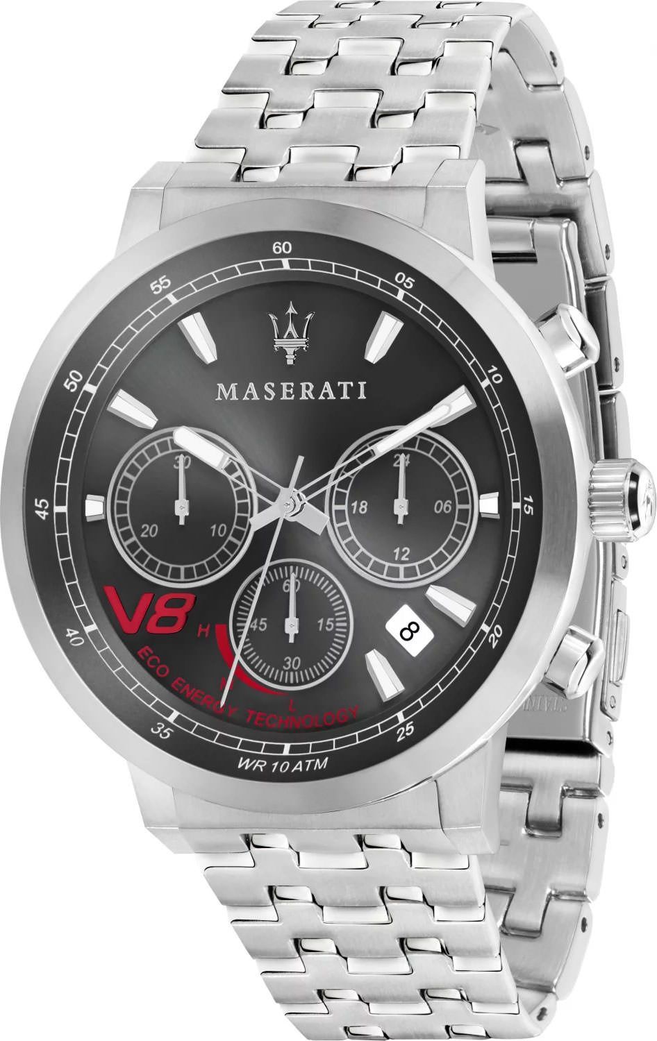 Maserati Sport GT Black Dial 44 mm Quartz Watch For Men - 1