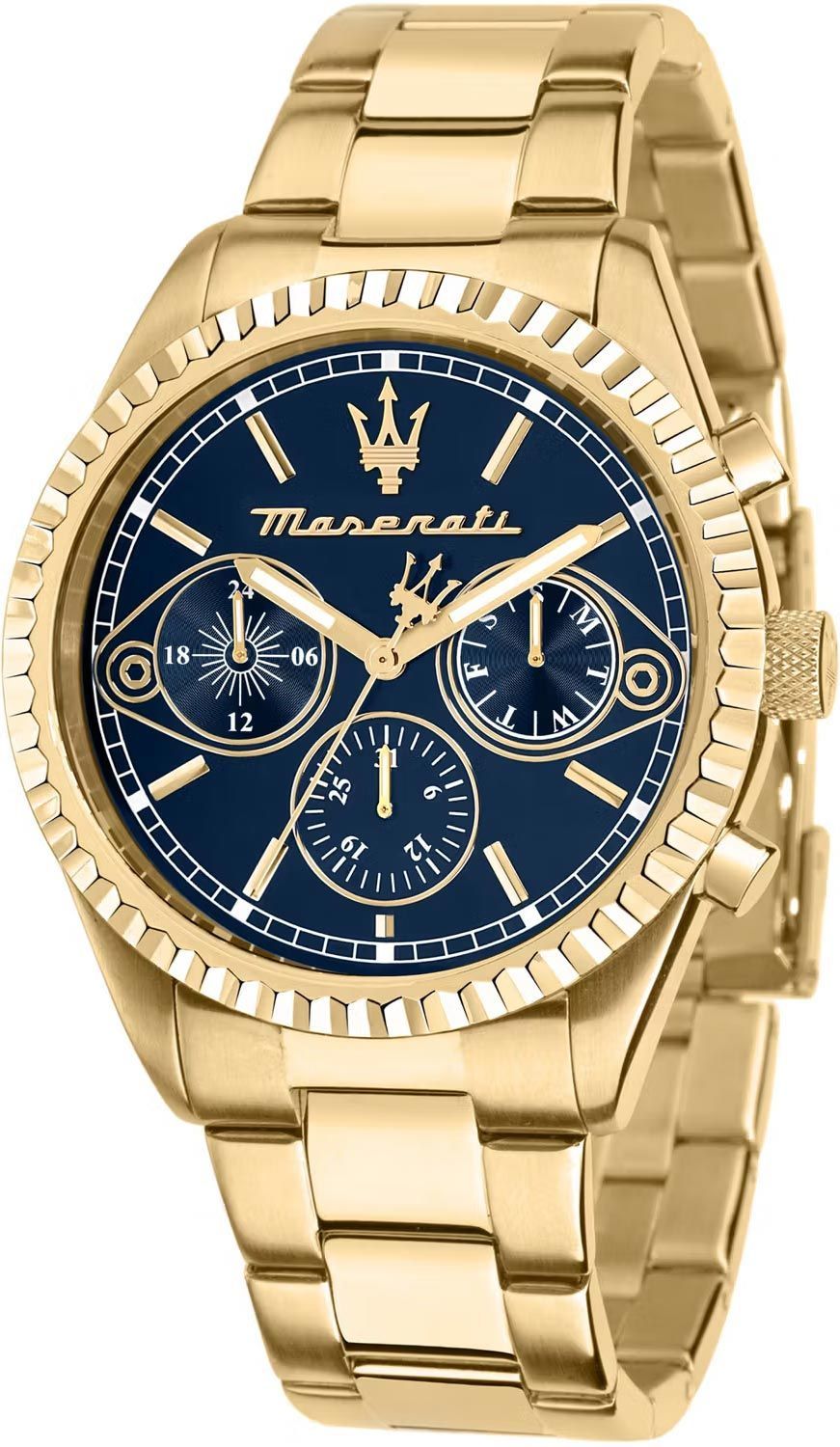 Maserati Lifestyle Competizione Blue Dial 43 mm Quartz Watch For Men - 1