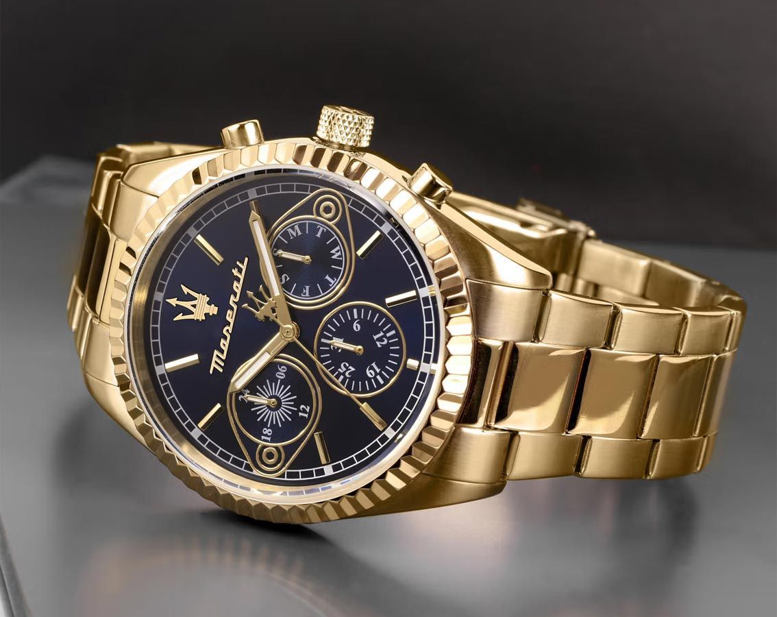 Maserati Lifestyle Competizione Blue Dial 43 mm Quartz Watch For Men - 2