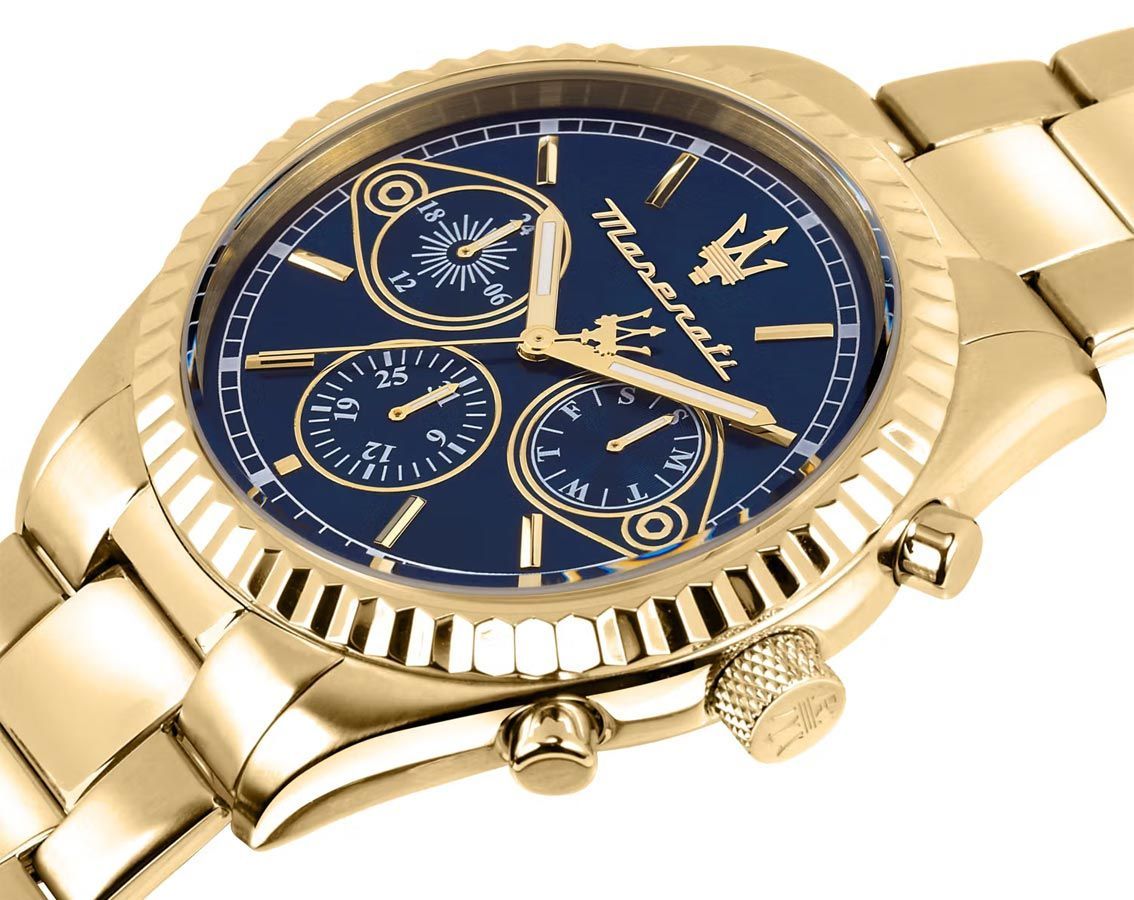 Maserati Lifestyle Competizione Blue Dial 43 mm Quartz Watch For Men - 3