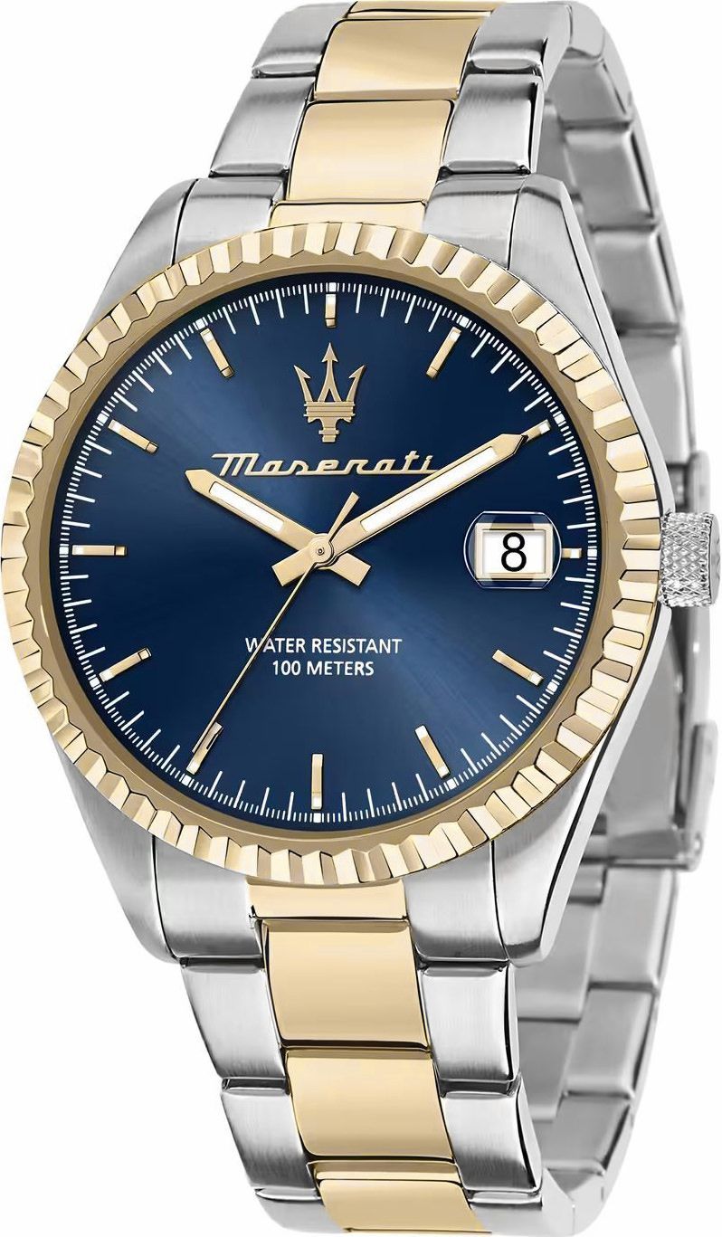 Maserati Lifestyle Competizione Blue Dial 43 mm Quartz Watch For Men - 1