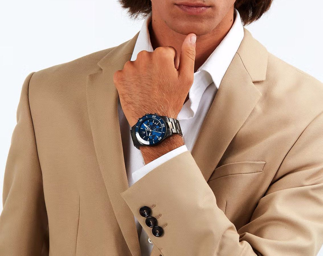 Maserati Lifestyle Competizione Blue Dial 43 mm Quartz Watch For Men - 5