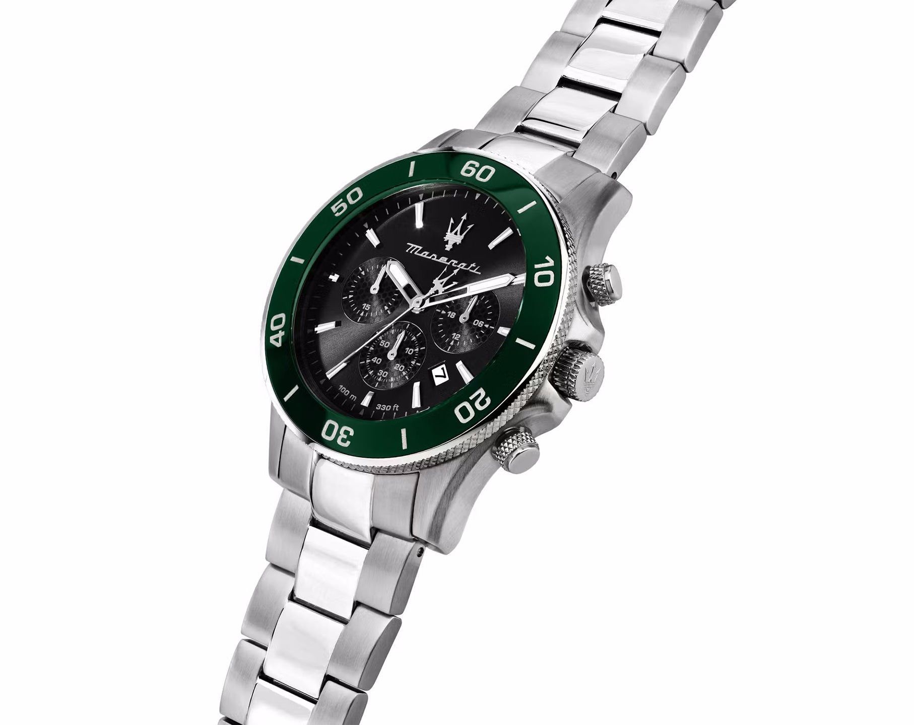 Maserati Lifestyle Competizione Black Dial 43 mm Quartz Watch For Men - 5