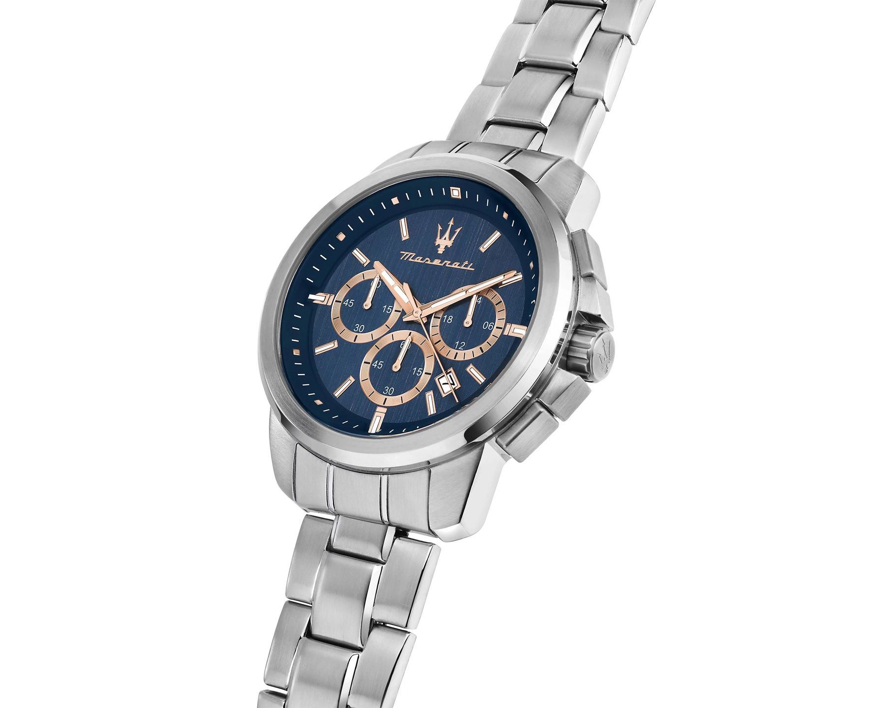 Maserati Lifestyle Successo Blue Dial 44 mm Quartz Watch For Men - 2