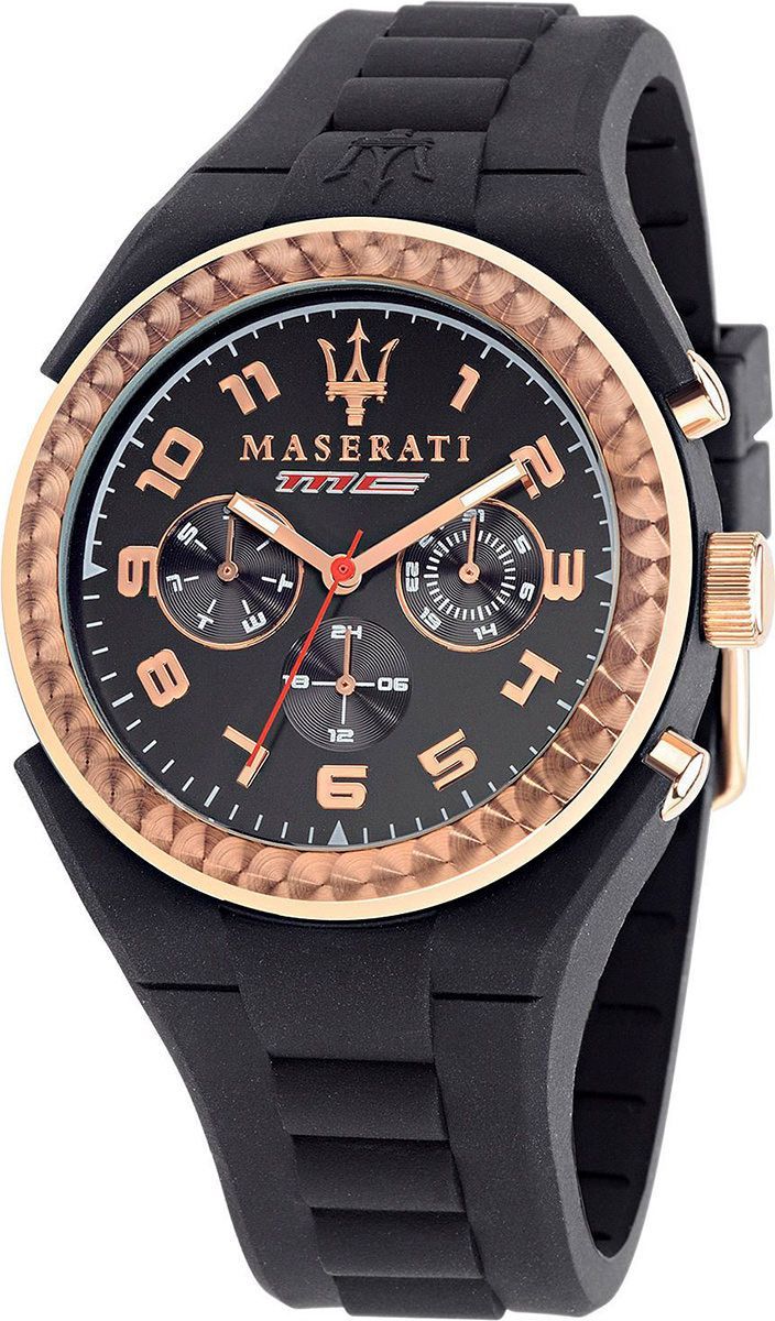 Maserati   Black Dial 43 mm Quartz Watch For Men - 1