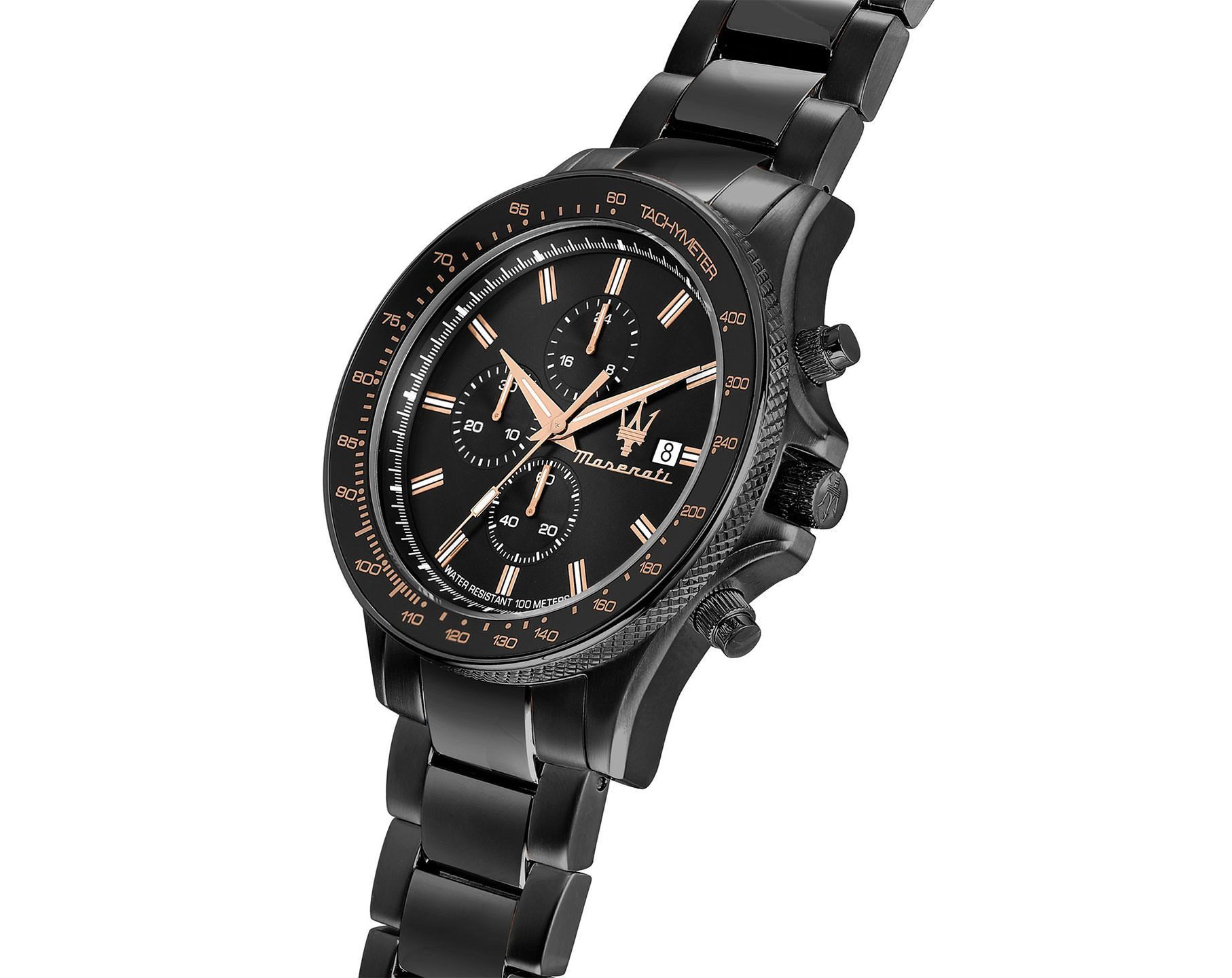 Maserati Sport Sfida Black Dial 44 mm Quartz Watch For Men - 2