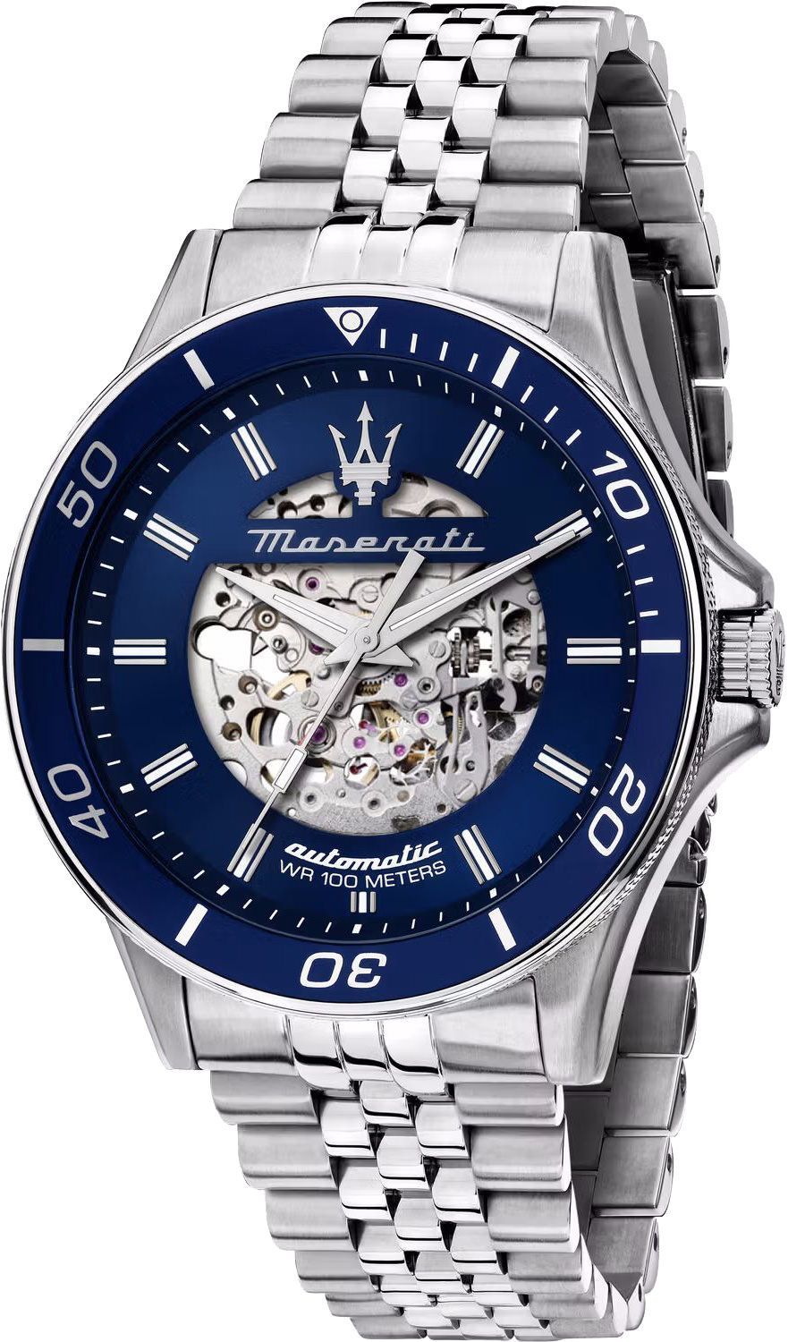 Maserati Sport Sfida Skeleton Dial 44 mm Automatic Watch For Men - 1