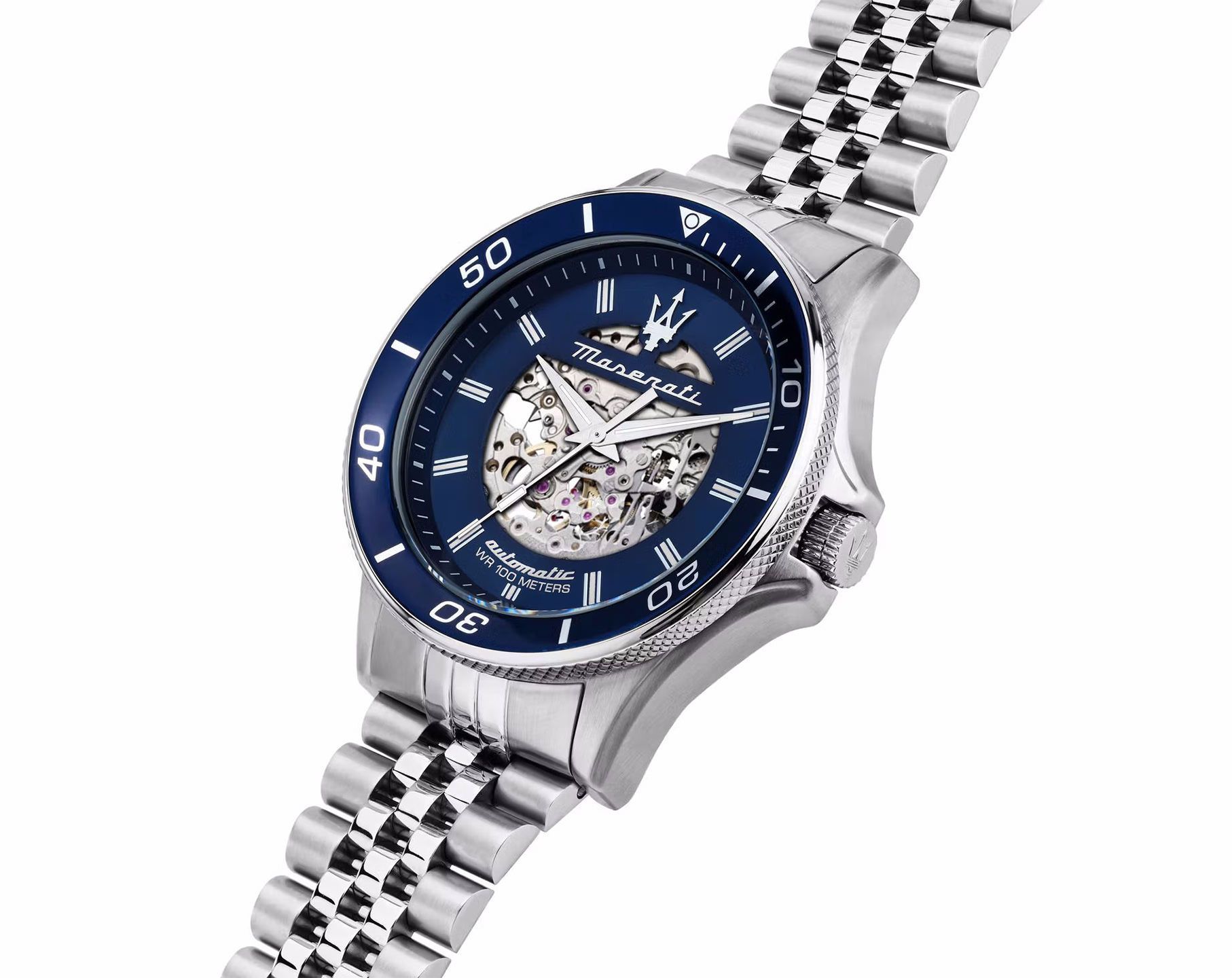 Maserati Sport Sfida Skeleton Dial 44 mm Automatic Watch For Men - 6