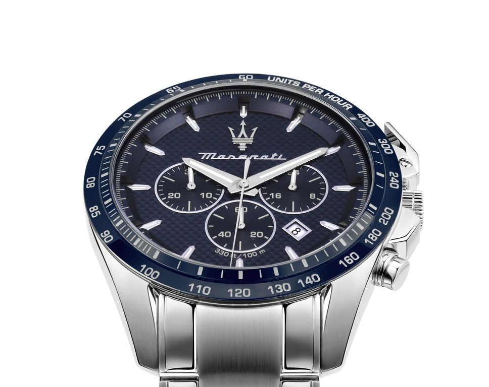 Maserati Traguardo 45 mm Watch in Blue Dial For Men - 3