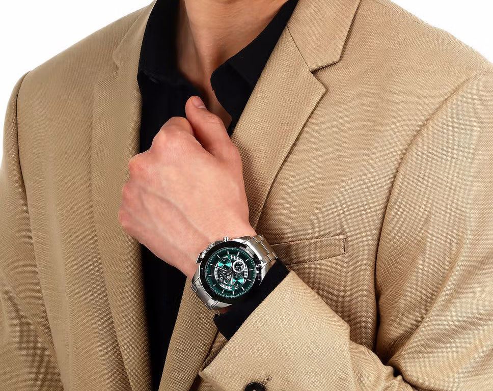 Maserati Sport Traguardo Skeleton Dial 45 mm Quartz Watch For Men - 3