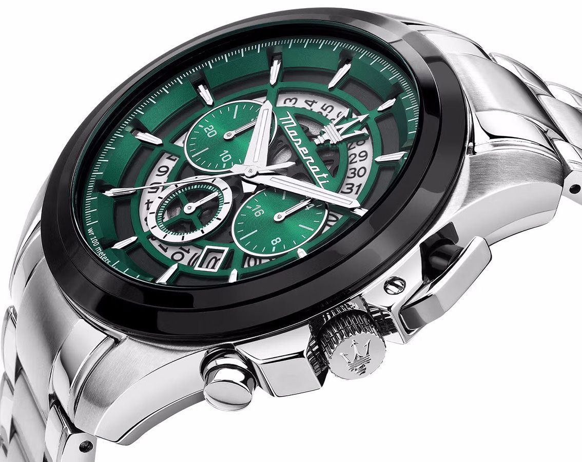 Maserati Sport Traguardo Skeleton Dial 45 mm Quartz Watch For Men - 5