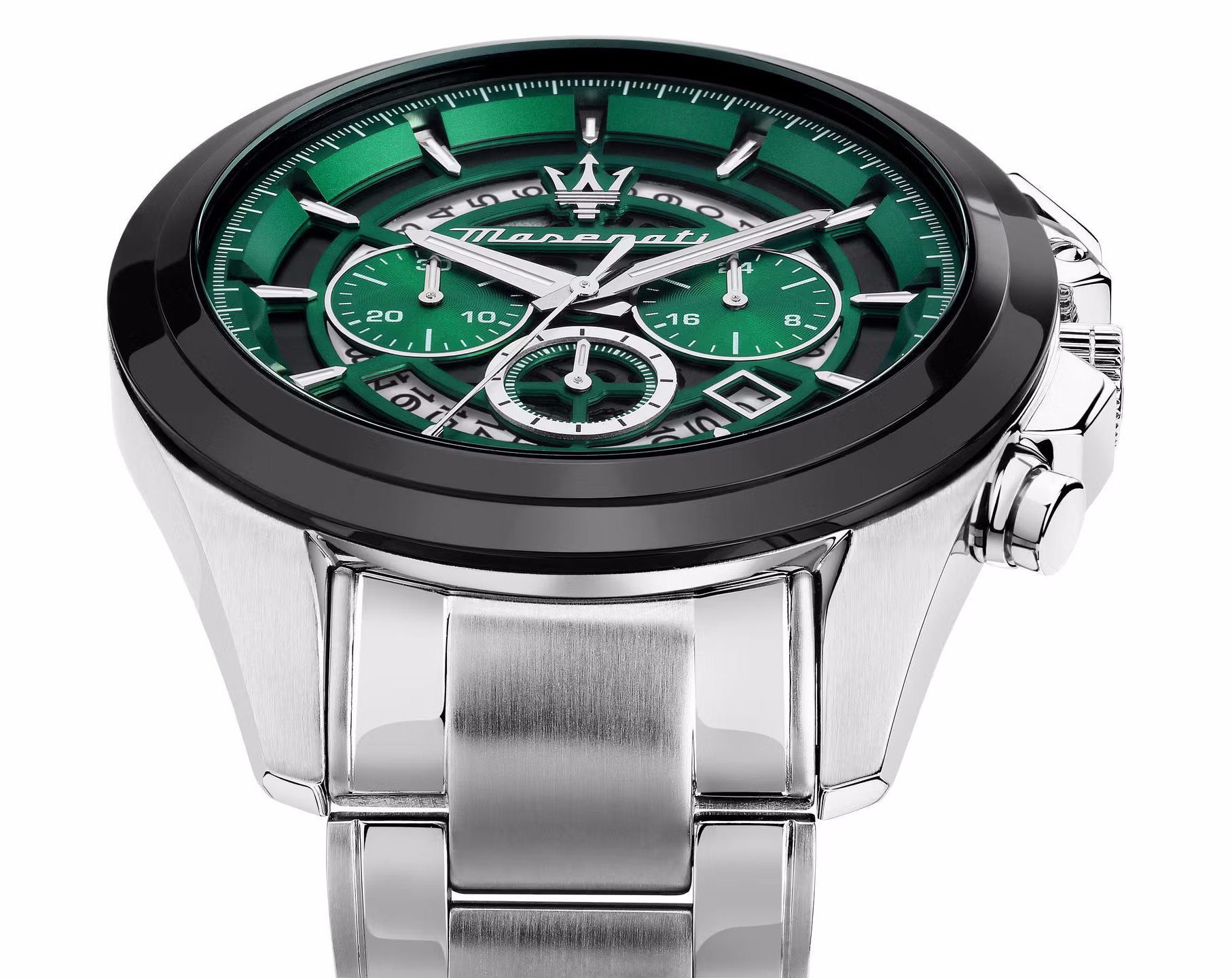 Maserati Sport Traguardo Skeleton Dial 45 mm Quartz Watch For Men - 6
