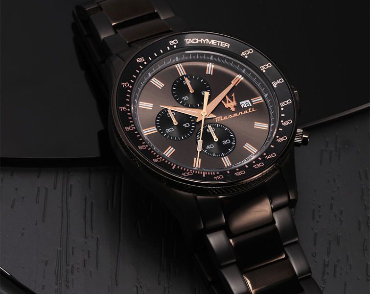 Maserati Sport Sfida Black Dial 44 mm Quartz Watch For Men - 6