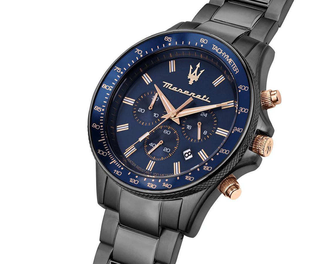 Maserati Sport Sfida Blue Dial 44 mm Quartz Watch For Men - 2