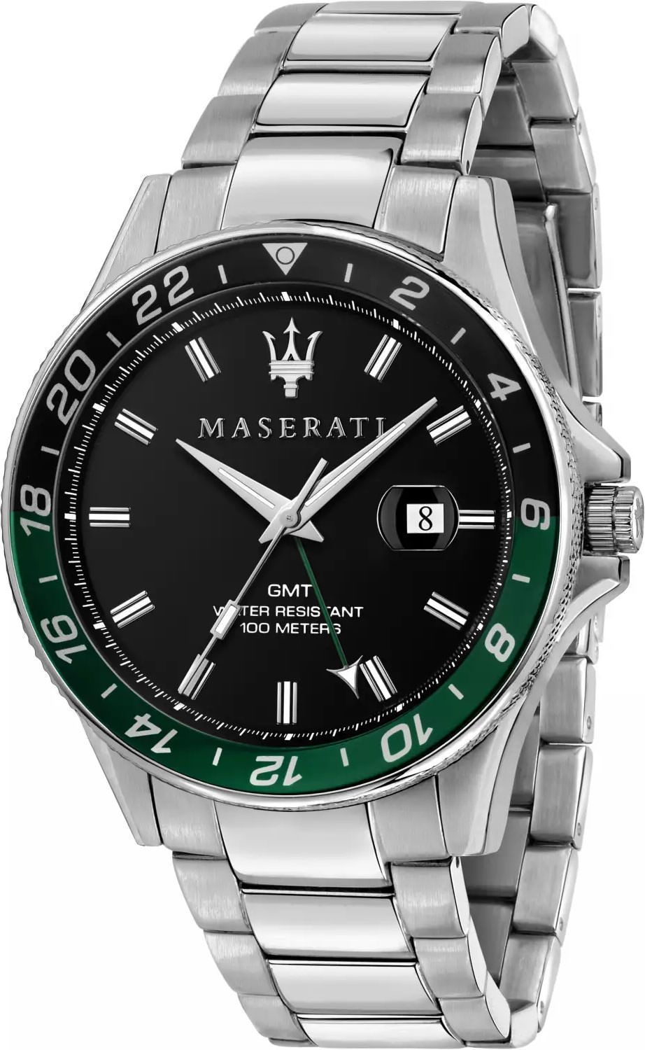 Maserati Sport Sfida Black Dial 44 mm Quartz Watch For Men - 1
