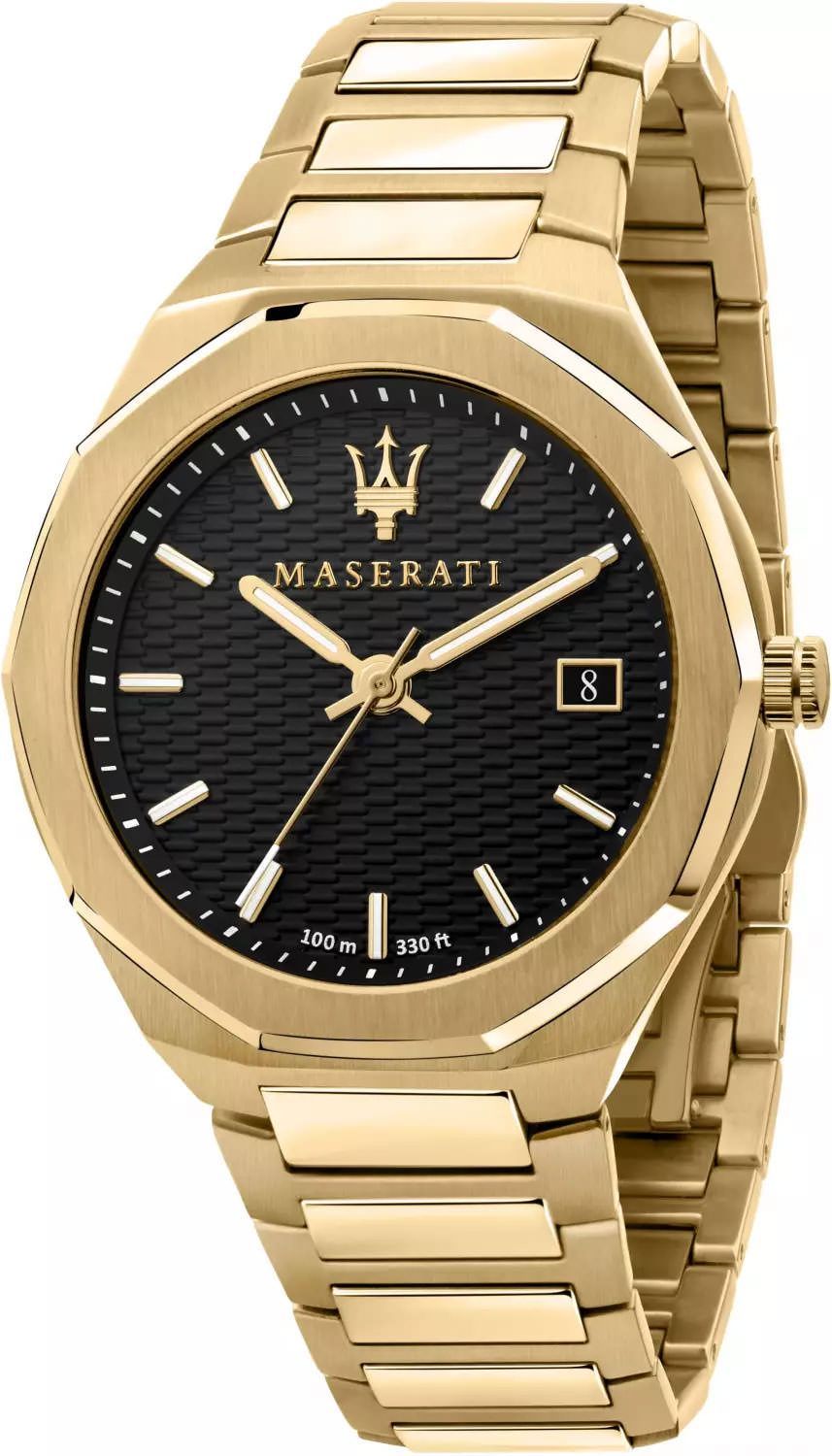 Maserati Stile 42 mm Watch in Black Dial For Men - 1