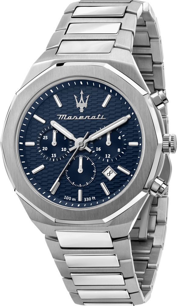 Maserati Design Stile Blue Dial 45 mm Quartz Watch For Men - 1