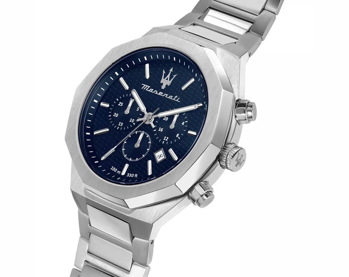 Maserati Design Stile Blue Dial 45 mm Quartz Watch For Men - 2