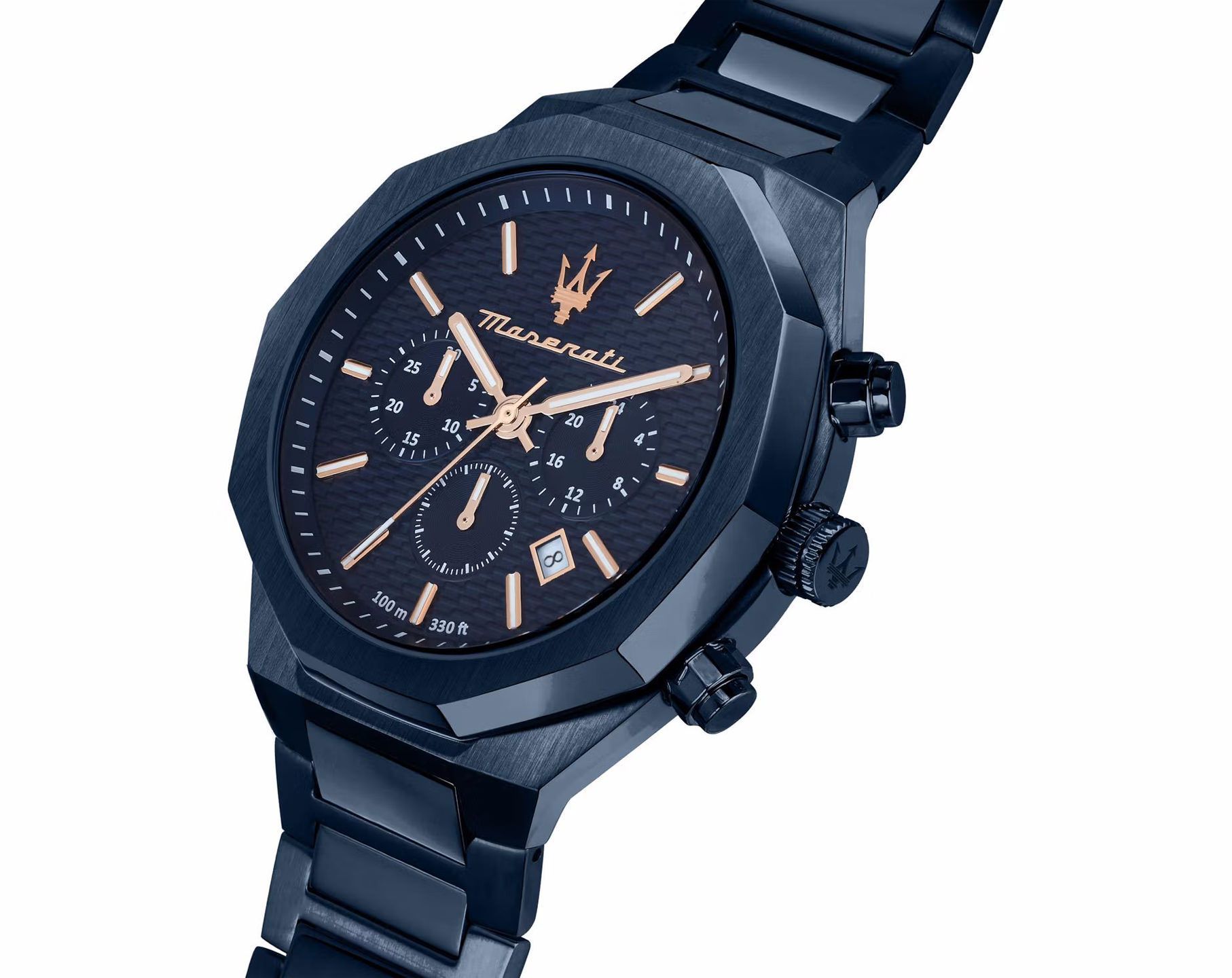 Maserati Lifestyle Stile Blue Dial 45 mm Quartz Watch For Men - 2