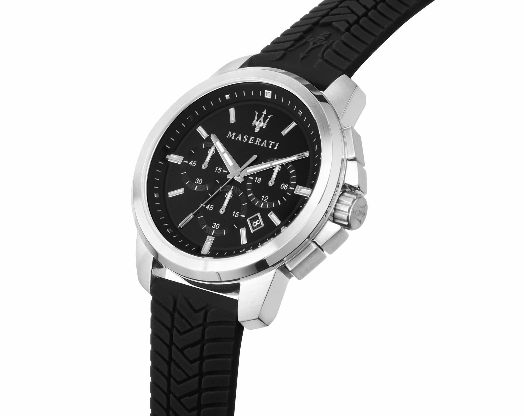 Maserati Lifestyle Successo Black Dial 44 mm Quartz Watch For Men - 2