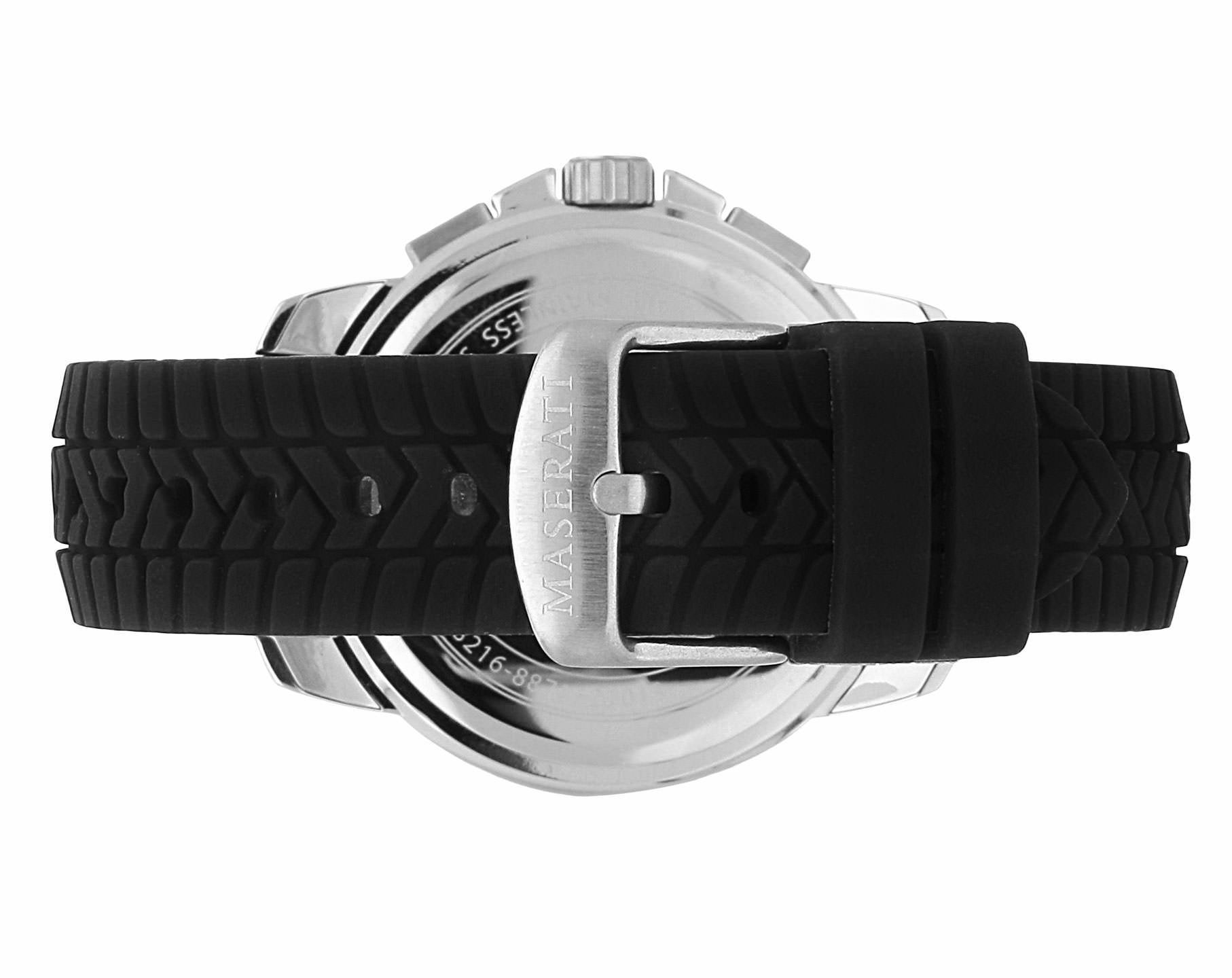 Maserati Lifestyle Successo Black Dial 44 mm Quartz Watch For Men - 4