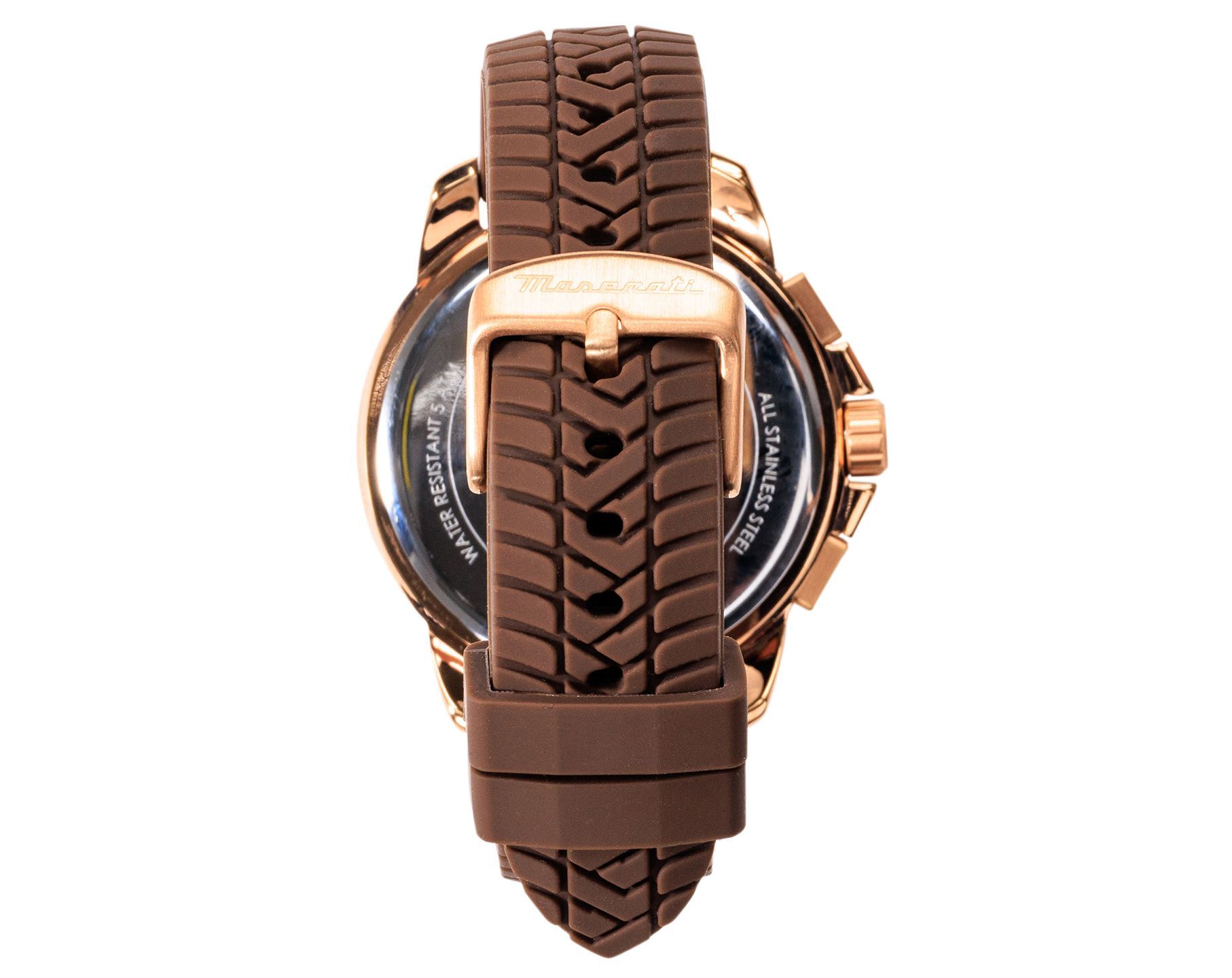 Maserati Lifestyle Successo Brown Dial 44 mm Quartz Watch For Men - 3