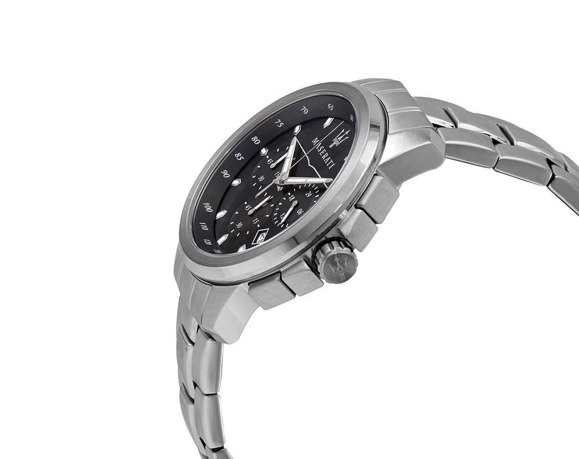 Maserati Lifestyle Successo Black Dial 44 mm Quartz Watch For Men - 3