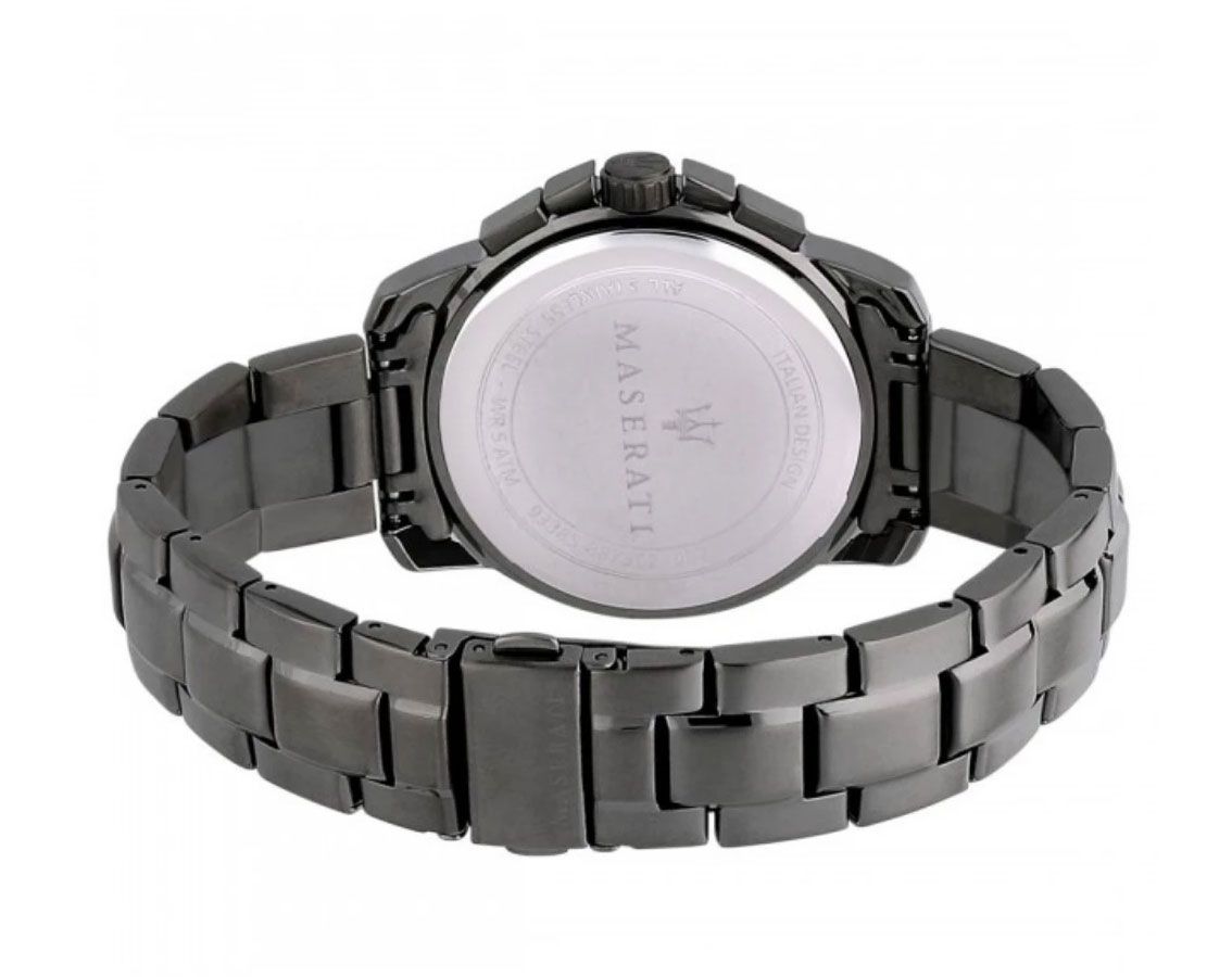 Maserati Lifestyle Successo Black Dial 44 mm Quartz Watch For Men - 3