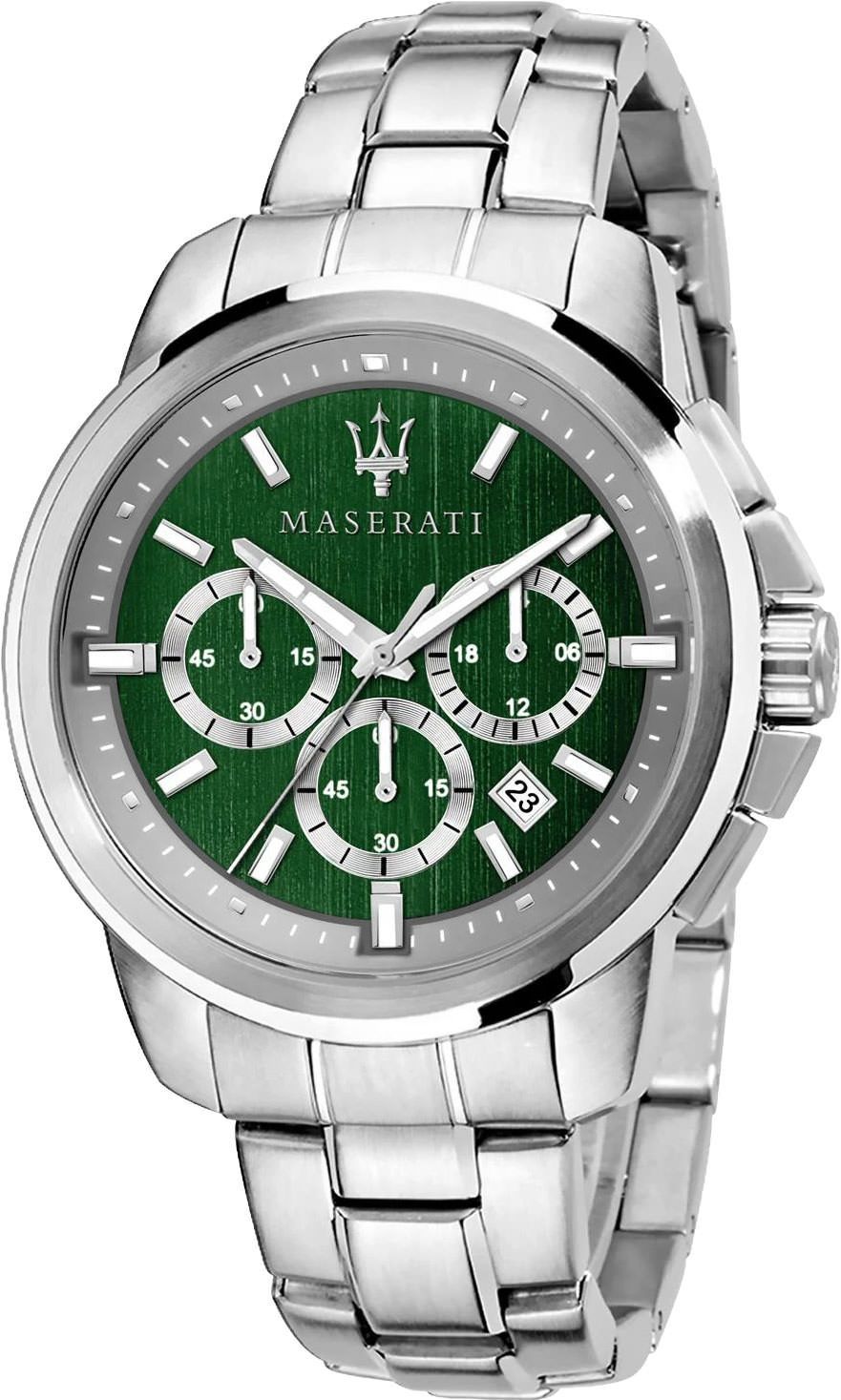 Maserati Successo 44 mm Watch in Green Dial For Men - 1