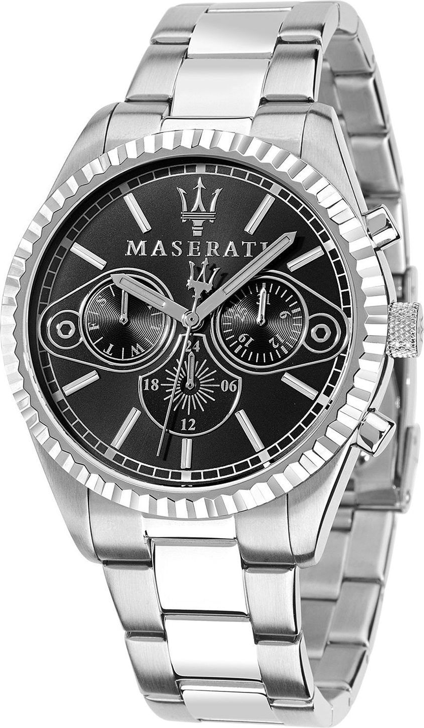 Maserati Competizione  Black Dial 43 mm Quartz Watch For Men - 1